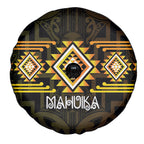 Aotearoa Atua Mahuika Spare Tire Cover Maori Goddess Of Fire Taniko Motifs