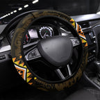 Aotearoa Atua Mahuika Steering Wheel Cover Maori Goddess Of Fire Taniko Motifs