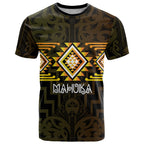 Aotearoa Atua Mahuika Personalised T Shirt Maori Goddess Of Fire Taniko Motifs