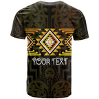 Aotearoa Atua Mahuika Personalised T Shirt Maori Goddess Of Fire Taniko Motifs