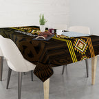Aotearoa Atua Mahuika Tablecloth Maori Goddess Of Fire Taniko Motifs