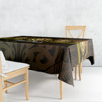 Aotearoa Atua Mahuika Tablecloth Maori Goddess Of Fire Taniko Motifs