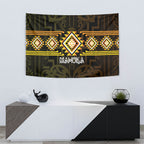Aotearoa Atua Mahuika Tapestry Maori Goddess Of Fire Taniko Motifs