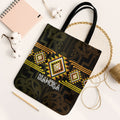 Aotearoa Atua Mahuika Tote Bag Maori Goddess Of Fire Taniko Motifs