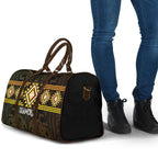 Aotearoa Atua Mahuika Travel Bag Maori Goddess Of Fire Taniko Motifs