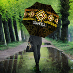Aotearoa Atua Mahuika Umbrella Maori Goddess Of Fire Taniko Motifs