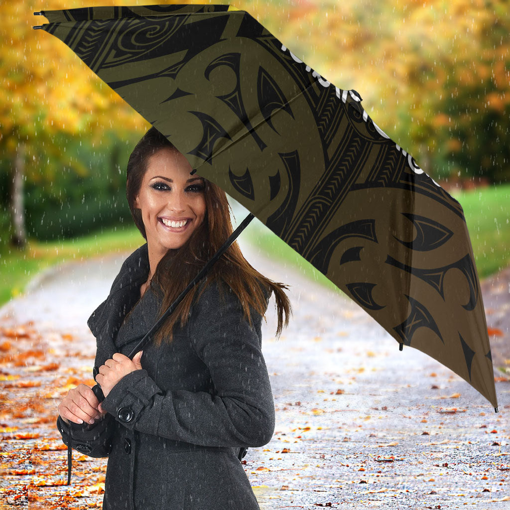 Aotearoa Atua Mahuika Umbrella Maori Goddess Of Fire Taniko Motifs