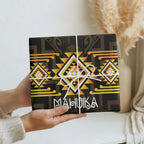 Aotearoa Atua Mahuika Wrapping Paper Maori Goddess Of Fire Taniko Motifs
