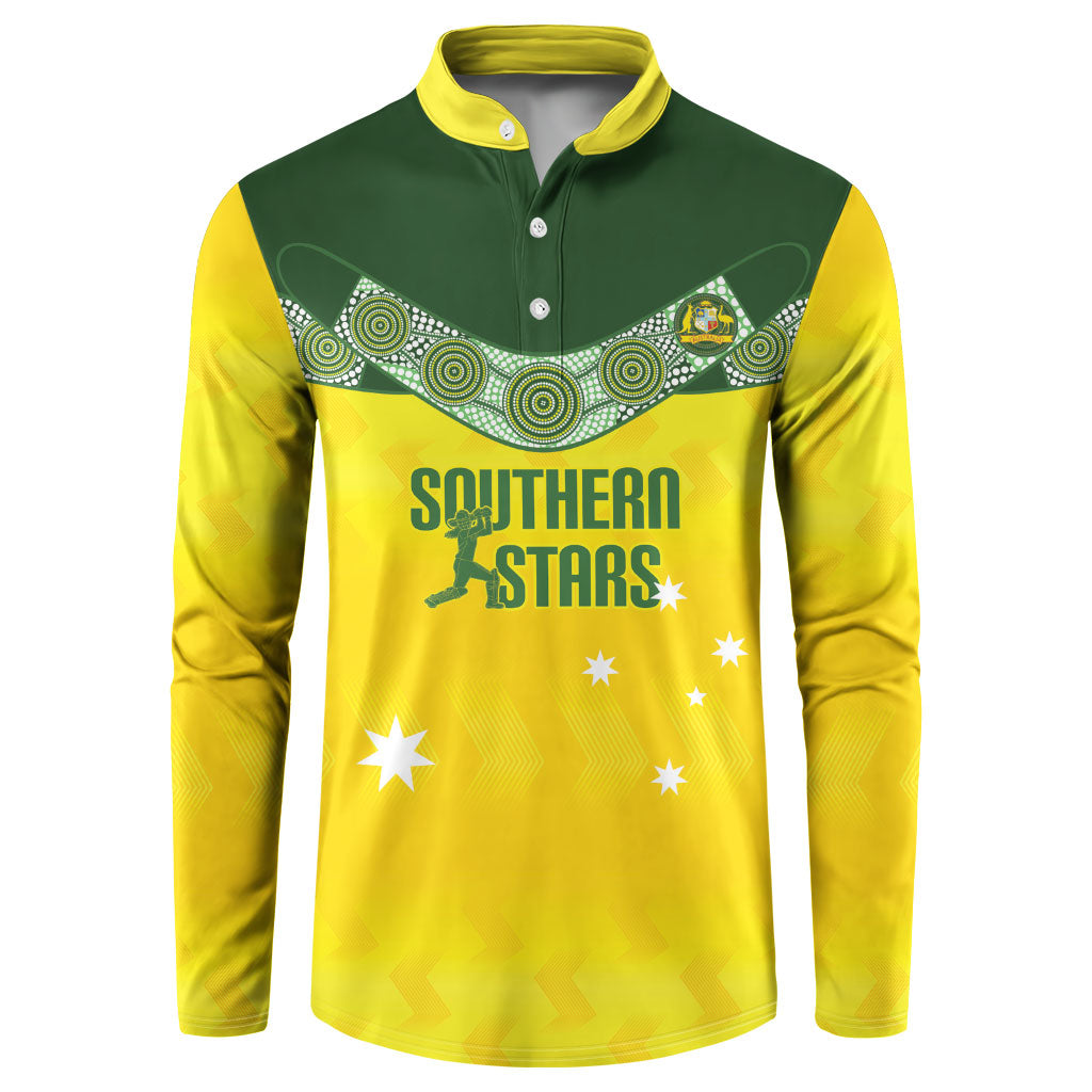 Australia Cricket Custom Button Sweatshirt Go Southern Stars Sporty Style
