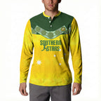 Australia Cricket Custom Button Sweatshirt Go Southern Stars Sporty Style