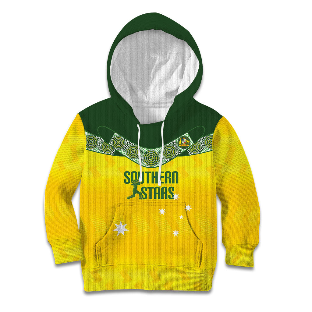 Australia Cricket Custom Kid Hoodie Go Southern Stars Sporty Style