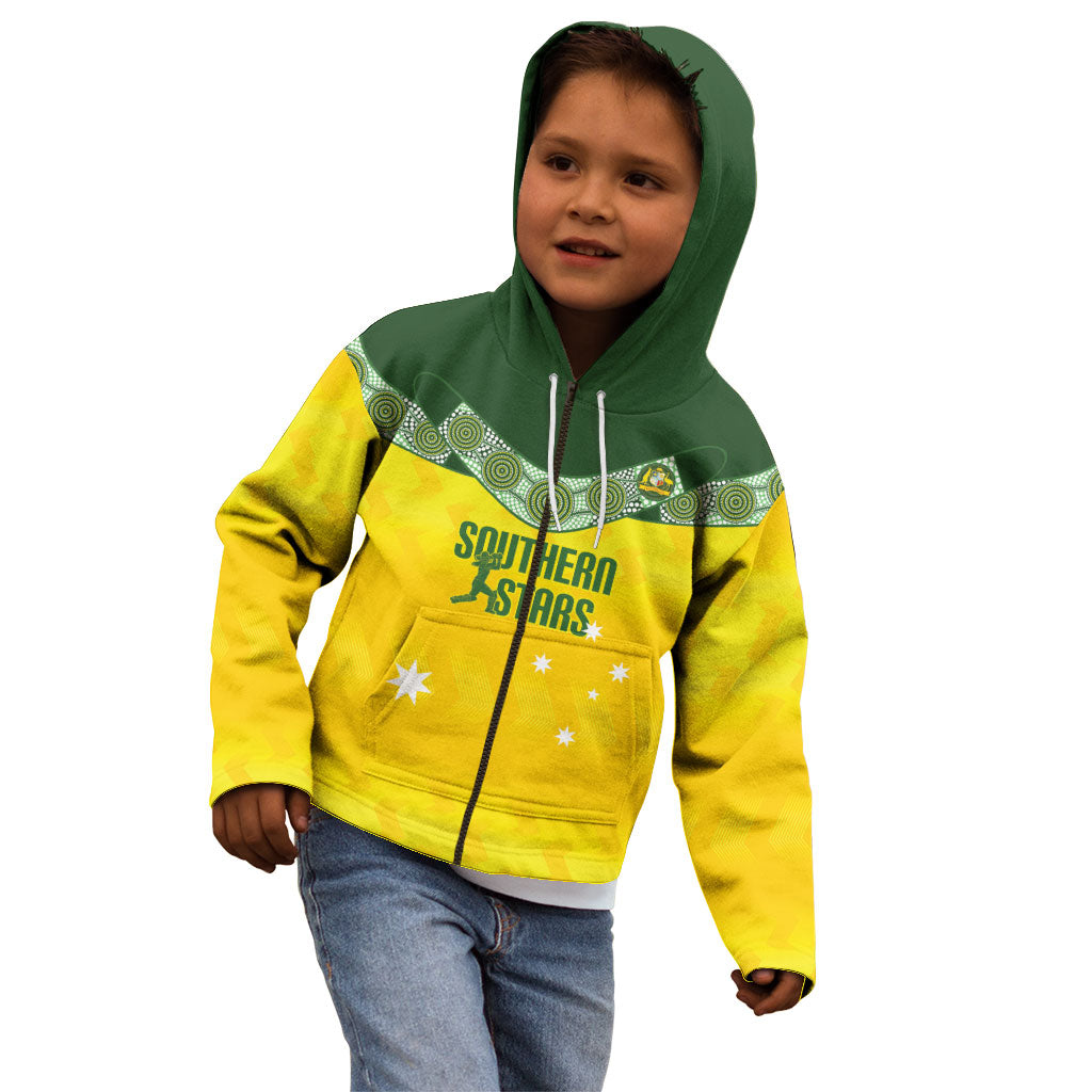 Australia Cricket Custom Kid Hoodie Go Southern Stars Sporty Style
