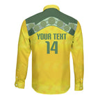 Australia Cricket Custom Long Sleeve Button Shirt Go Southern Stars Sporty Style