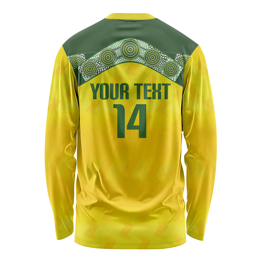 Australia Cricket Custom Long Sleeve Shirt Go Southern Stars Sporty Style