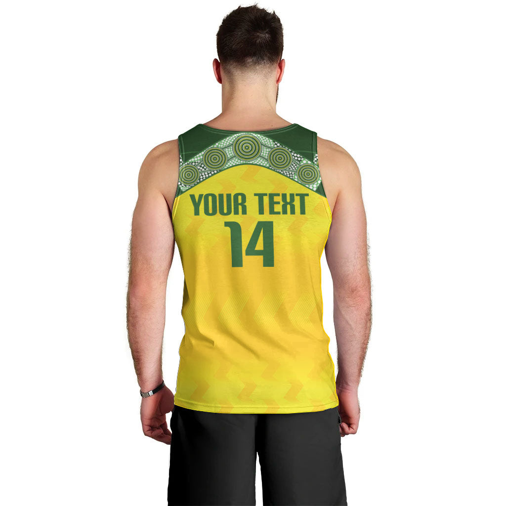 Australia Cricket Custom Men Tank Top Go Southern Stars Sporty Style
