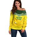 Australia Cricket Custom Off Shoulder Sweater Go Southern Stars Sporty Style