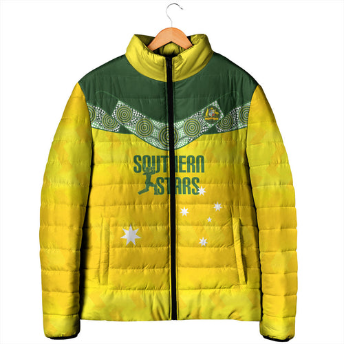 Australia Cricket Custom Padded Jacket Go Southern Stars Sporty Style