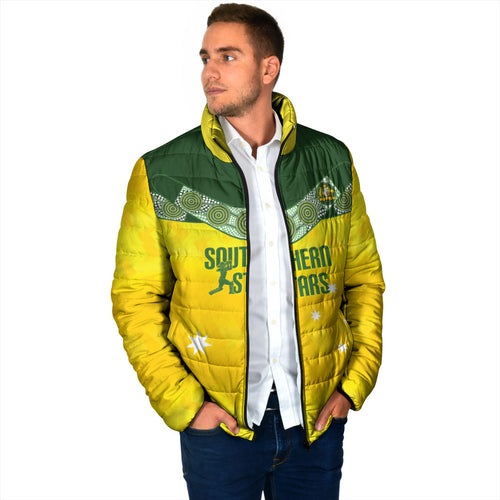 Australia Cricket Custom Padded Jacket Go Southern Stars Sporty Style