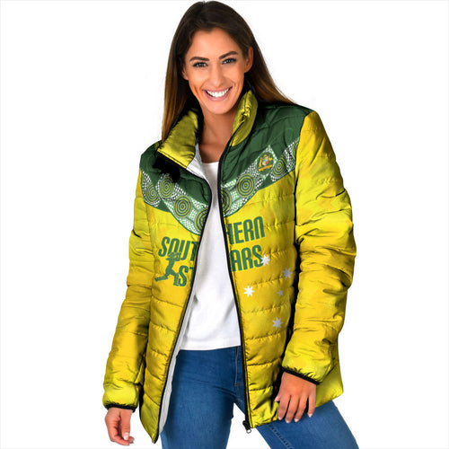 Australia Cricket Custom Padded Jacket Go Southern Stars Sporty Style