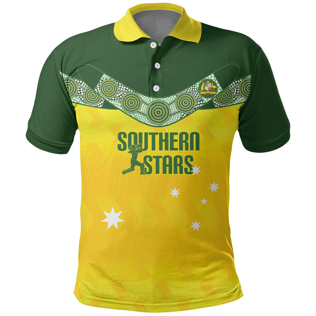 Australia Cricket Custom Polo Shirt Go Southern Stars Sporty Style
