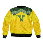Australia Cricket Custom Sleeve Zip Bomber Jacket Go Southern Stars Sporty Style