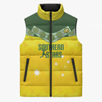 Australia Cricket Custom Sleeveless Puffer Jacket Go Southern Stars Sporty Style