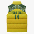 Australia Cricket Custom Sleeveless Puffer Jacket Go Southern Stars Sporty Style