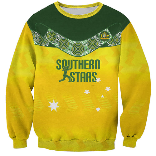 Australia Cricket Custom Sweatshirt Go Southern Stars Sporty Style