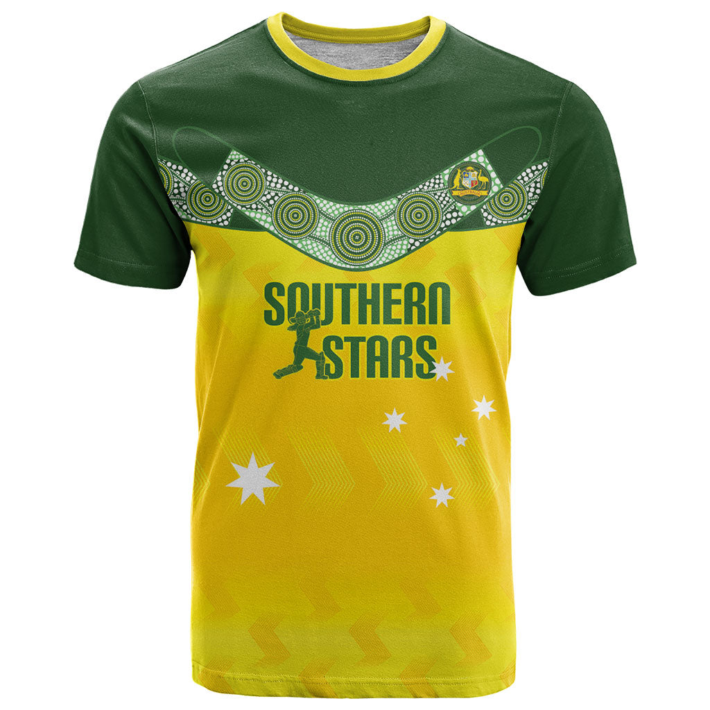Australia Cricket Custom T Shirt Go Southern Stars Sporty Style