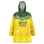 Australia Cricket Custom Wearable Blanket Hoodie Go Southern Stars Sporty Style