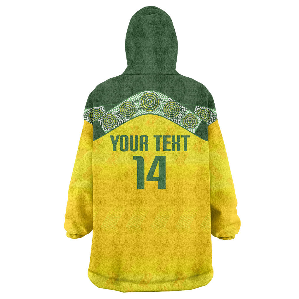 Australia Cricket Custom Wearable Blanket Hoodie Go Southern Stars Sporty Style