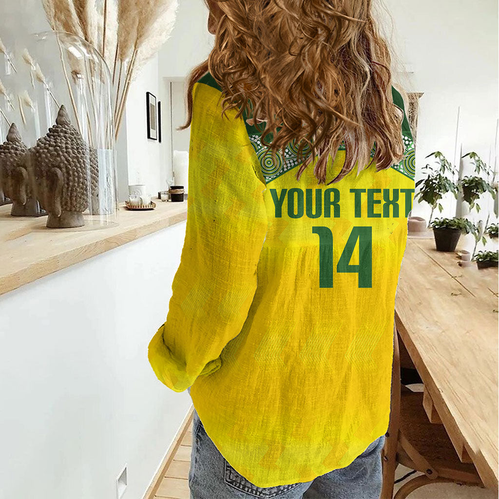 Australia Cricket Custom Women Casual Shirt Go Southern Stars Sporty Style