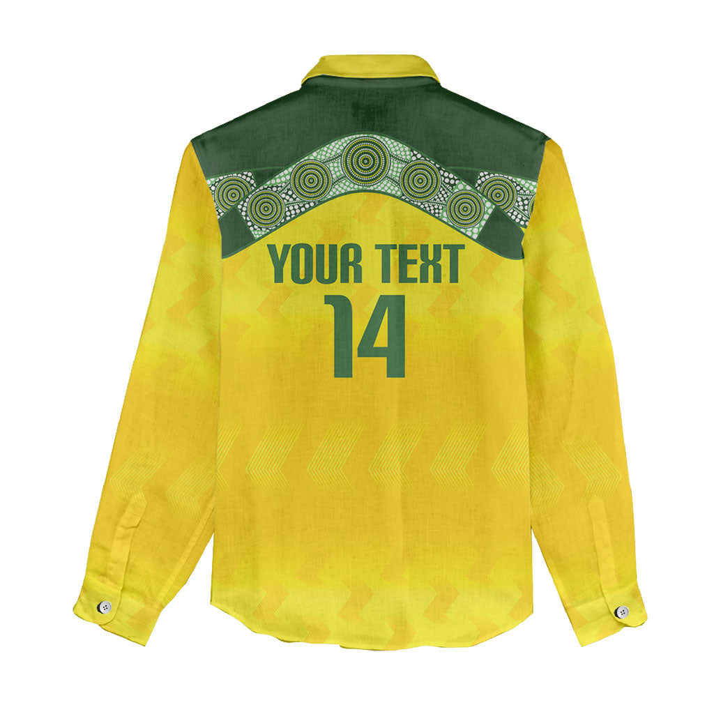 Australia Cricket Custom Women Casual Shirt Go Southern Stars Sporty Style