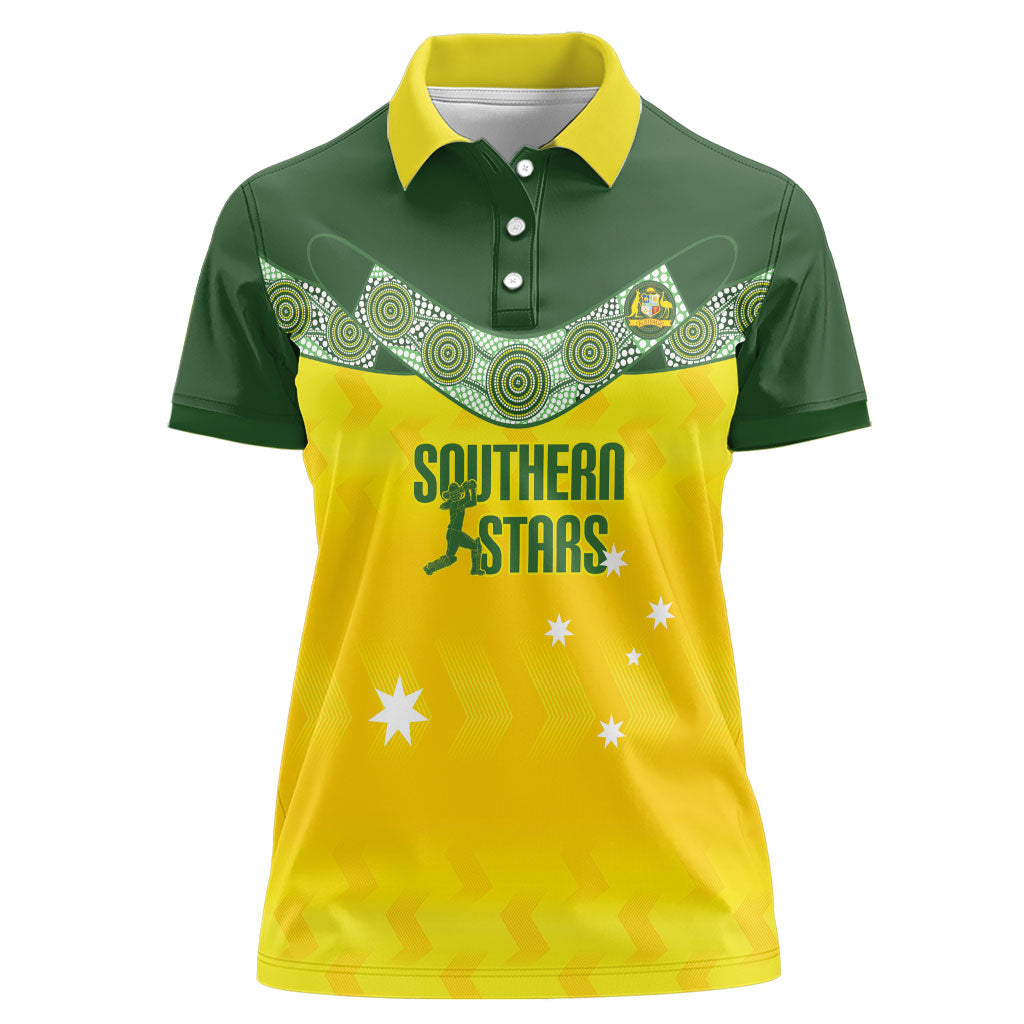 Australia Cricket Custom Women Polo Shirt Go Southern Stars Sporty Style