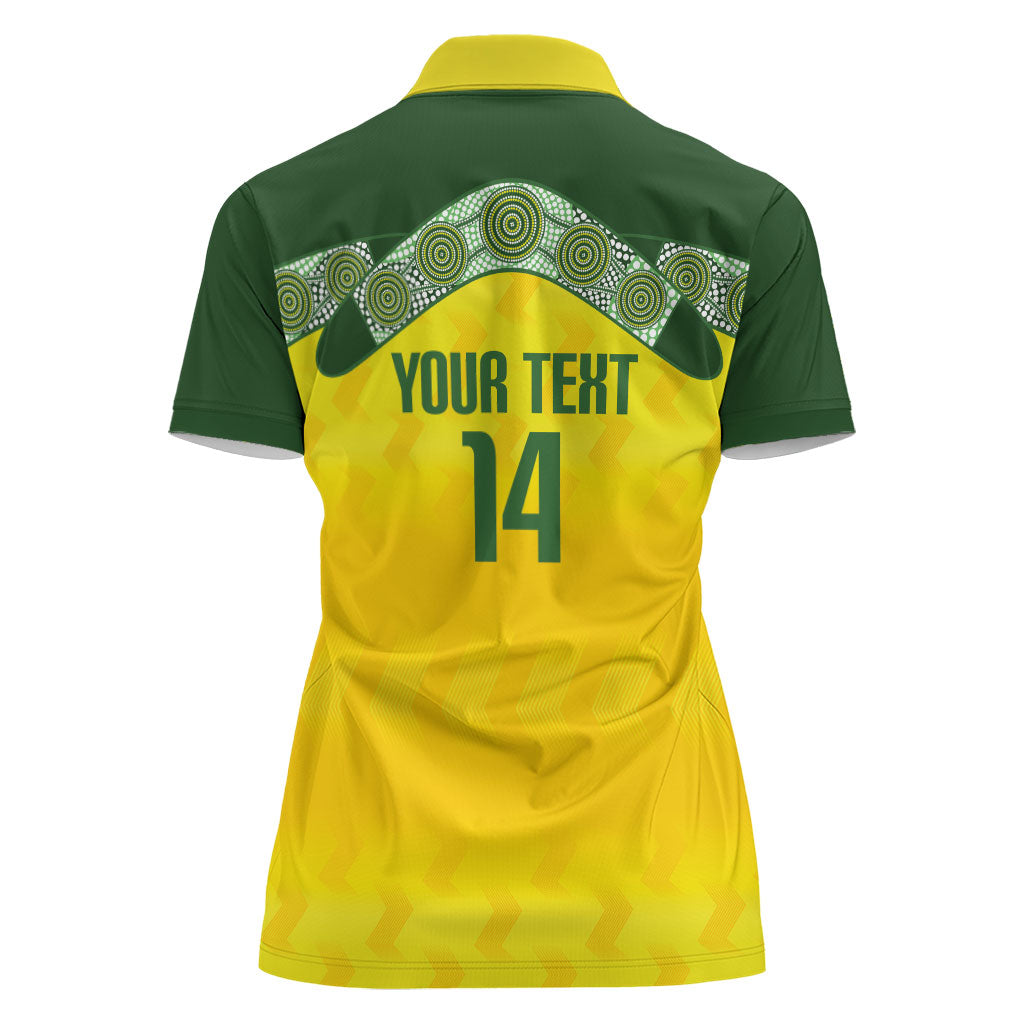 Australia Cricket Custom Women Polo Shirt Go Southern Stars Sporty Style