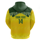 Australia Cricket Custom Zip Hoodie Go Southern Stars Sporty Style