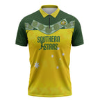 Australia Cricket Custom Zipper Polo Shirt Go Southern Stars Sporty Style