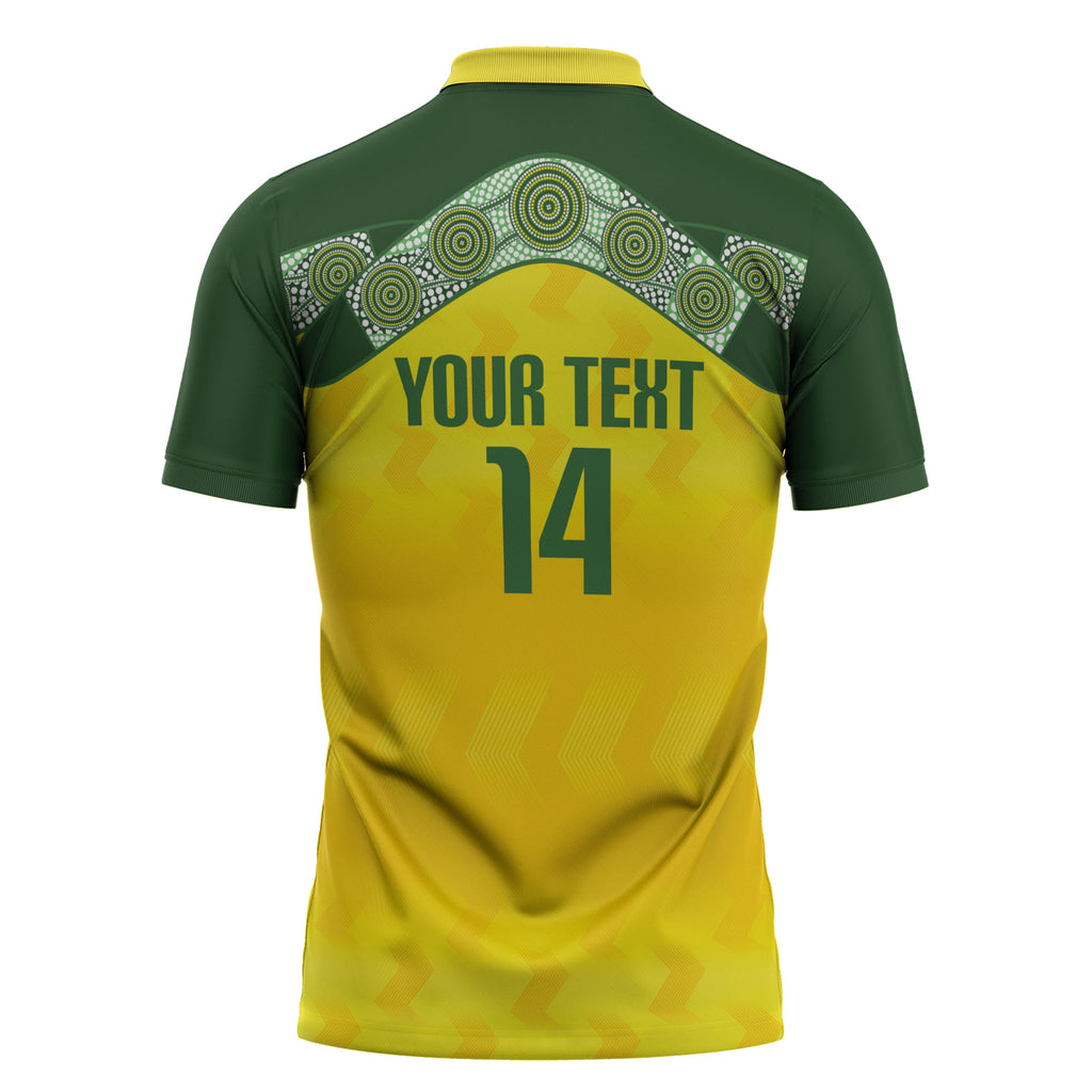 Australia Cricket Custom Zipper Polo Shirt Go Southern Stars Sporty Style