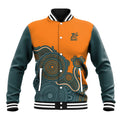 Australia Rugby Sevens Custom Baseball Jacket Go Aussie Women's 7s Aboriginal Art