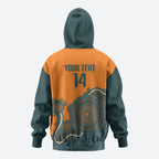 Australia Rugby Sevens Custom Hoodie Go Aussie Women's 7s Aboriginal Art