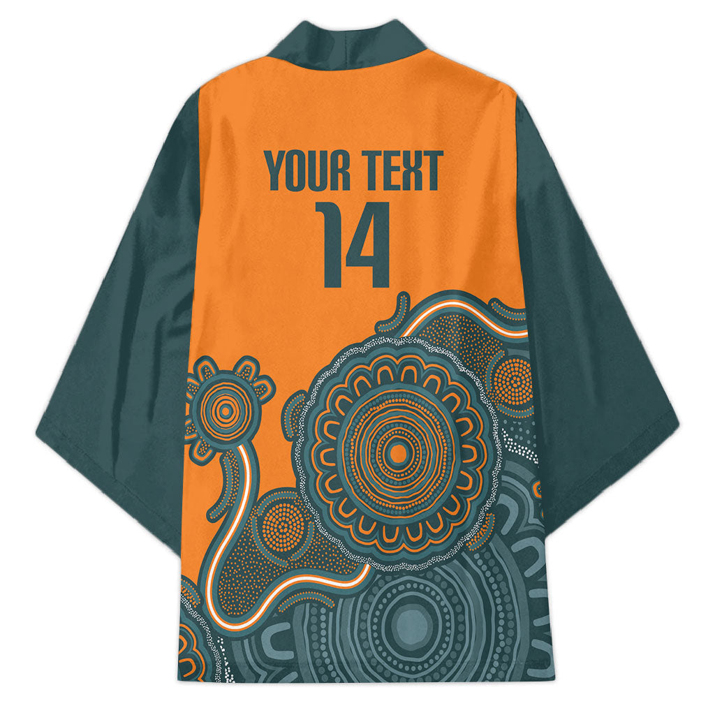 Australia Rugby Sevens Custom Kimono Go Aussie Women's 7s Aboriginal Art