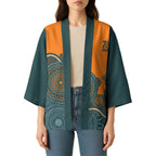 Australia Rugby Sevens Custom Kimono Go Aussie Women's 7s Aboriginal Art