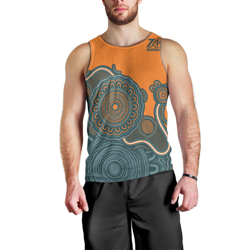 Australia Rugby Sevens Custom Men Tank Top Go Aussie Women's 7s Aboriginal Art