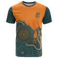 Australia Rugby Sevens Custom T Shirt Go Aussie Women's 7s Aboriginal Art