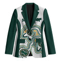 Australia Baseball Custom Blazer Go Emeralds Aboriginal Art