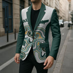 Australia Baseball Custom Blazer Go Emeralds Aboriginal Art