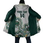 Australia Baseball Custom Cloak Go Emeralds Aboriginal Art