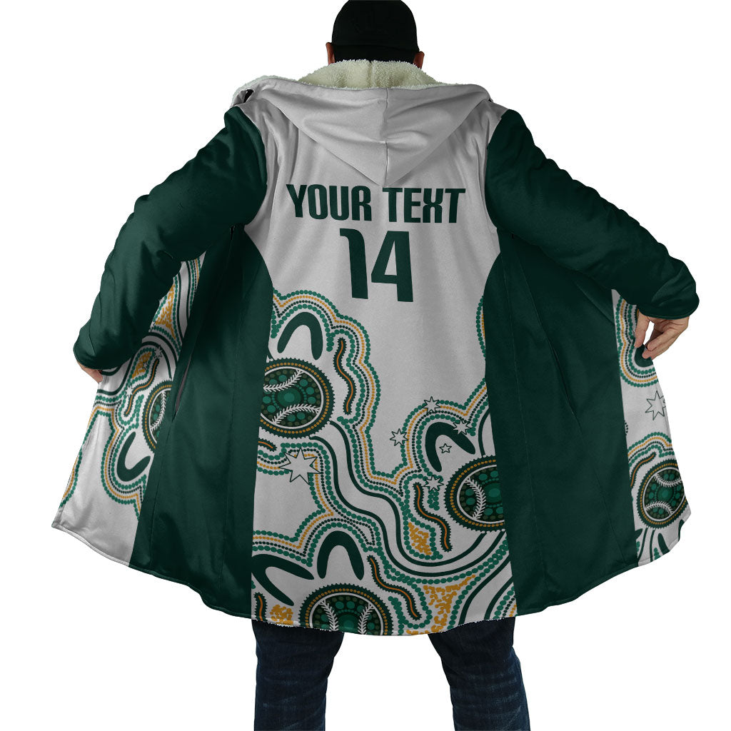 Australia Baseball Custom Cloak Go Emeralds Aboriginal Art