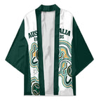 Australia Baseball Custom Kimono Go Emeralds Aboriginal Art