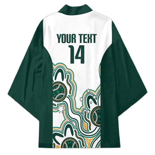 Australia Baseball Custom Kimono Go Emeralds Aboriginal Art